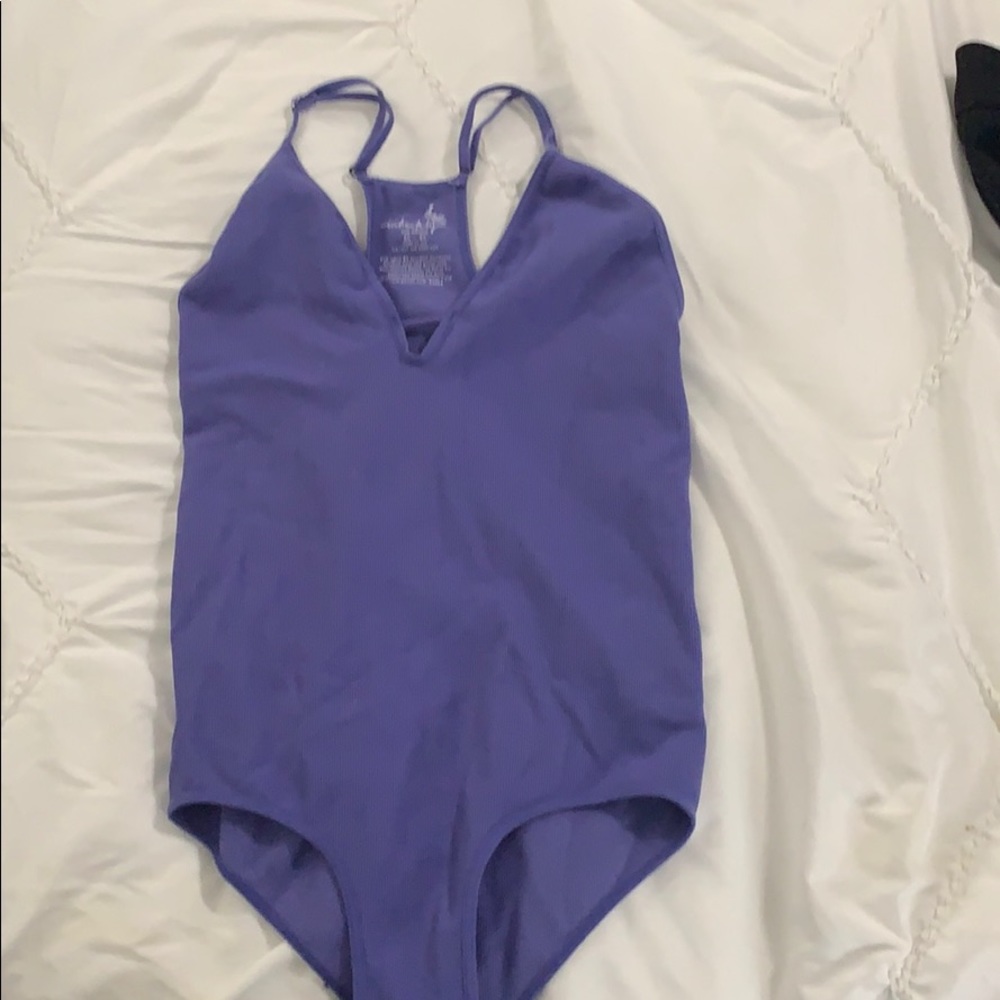 Free People Periwinkle Bodysuit